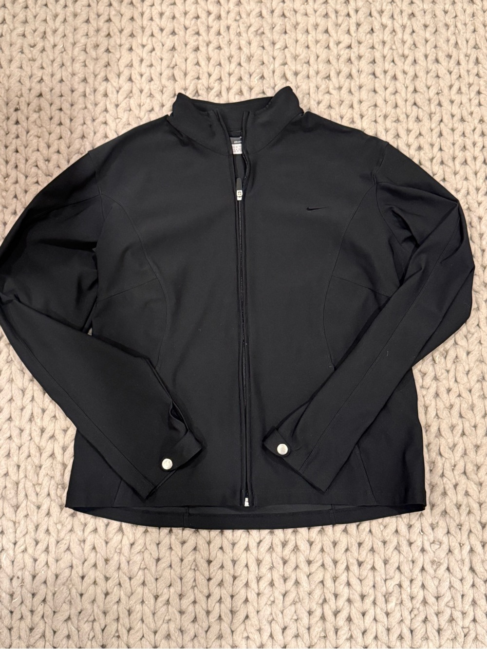 Nike Women's Black Full-Zip Utility Jacket